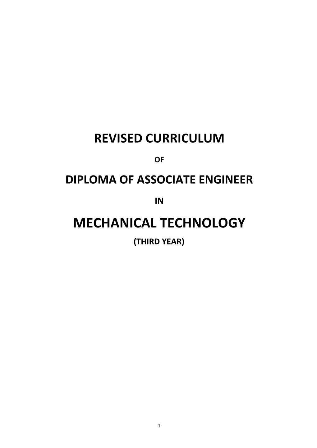 DAE Mechanical Technology 3Rd Year.Pdf