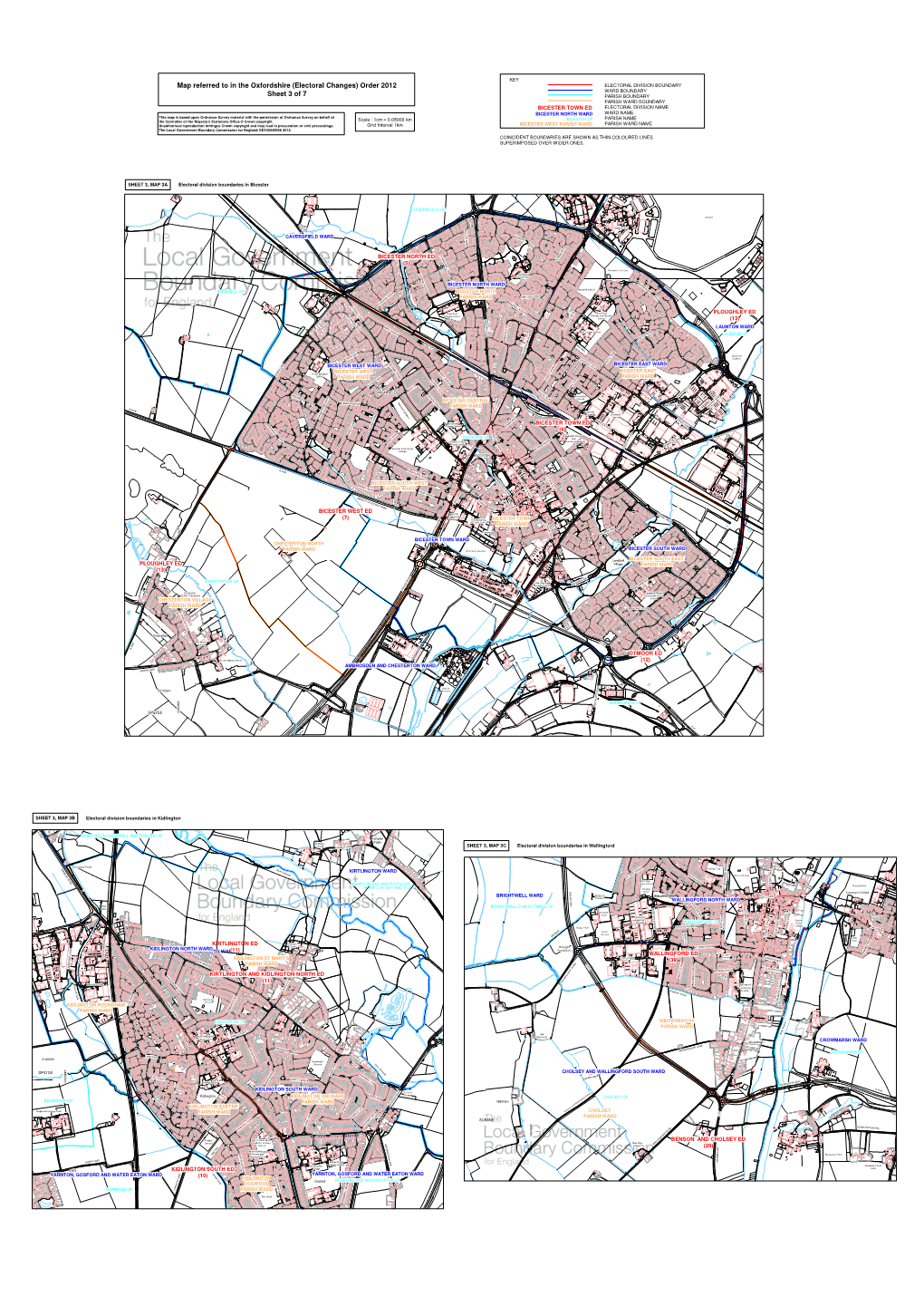 Map Referred to in the Oxfordshire