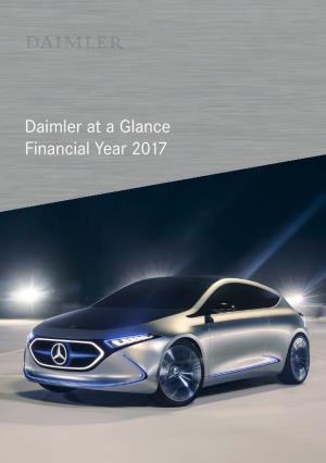 Daimler at a Glance Financial Year 2017
