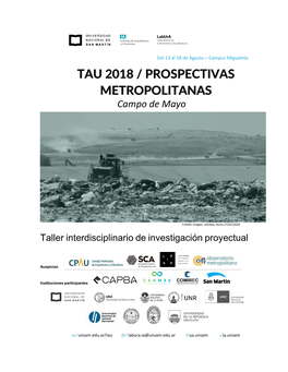 Tau 2018 / Prospectivas Metropolitanas
