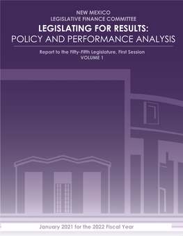 Legislating for Results: Policy and Performance Analysis