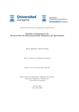 Estudio Comparativo De Frameworks De Instrumentación Dinámica De