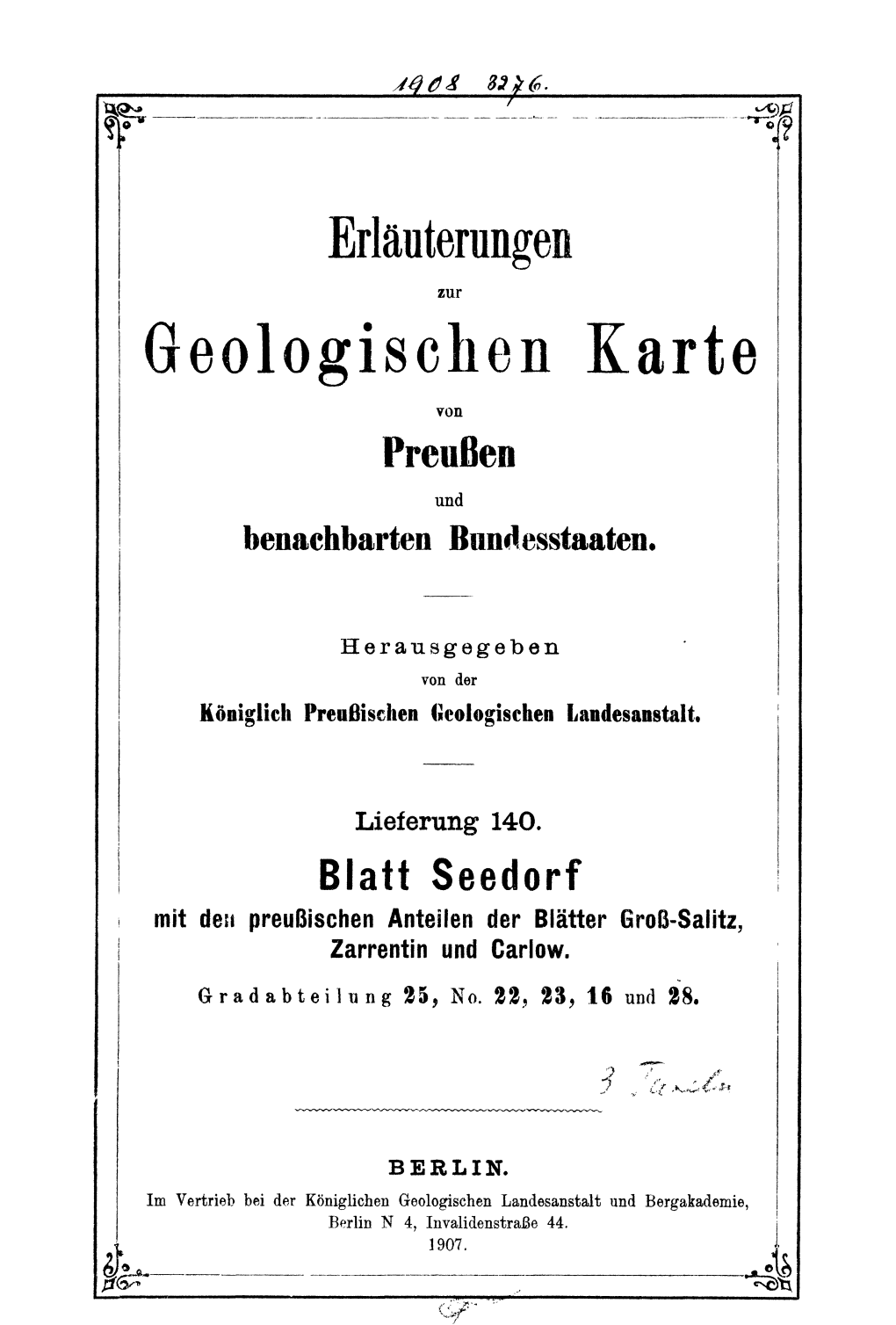 Geologischen Karte