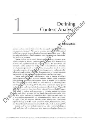 Defining Content Analysis 3