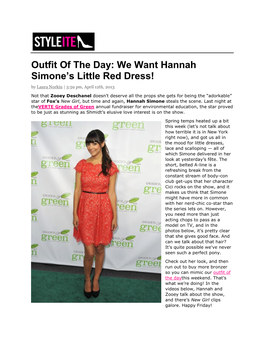 Outfit of the Day: We Want Hannah Simone's