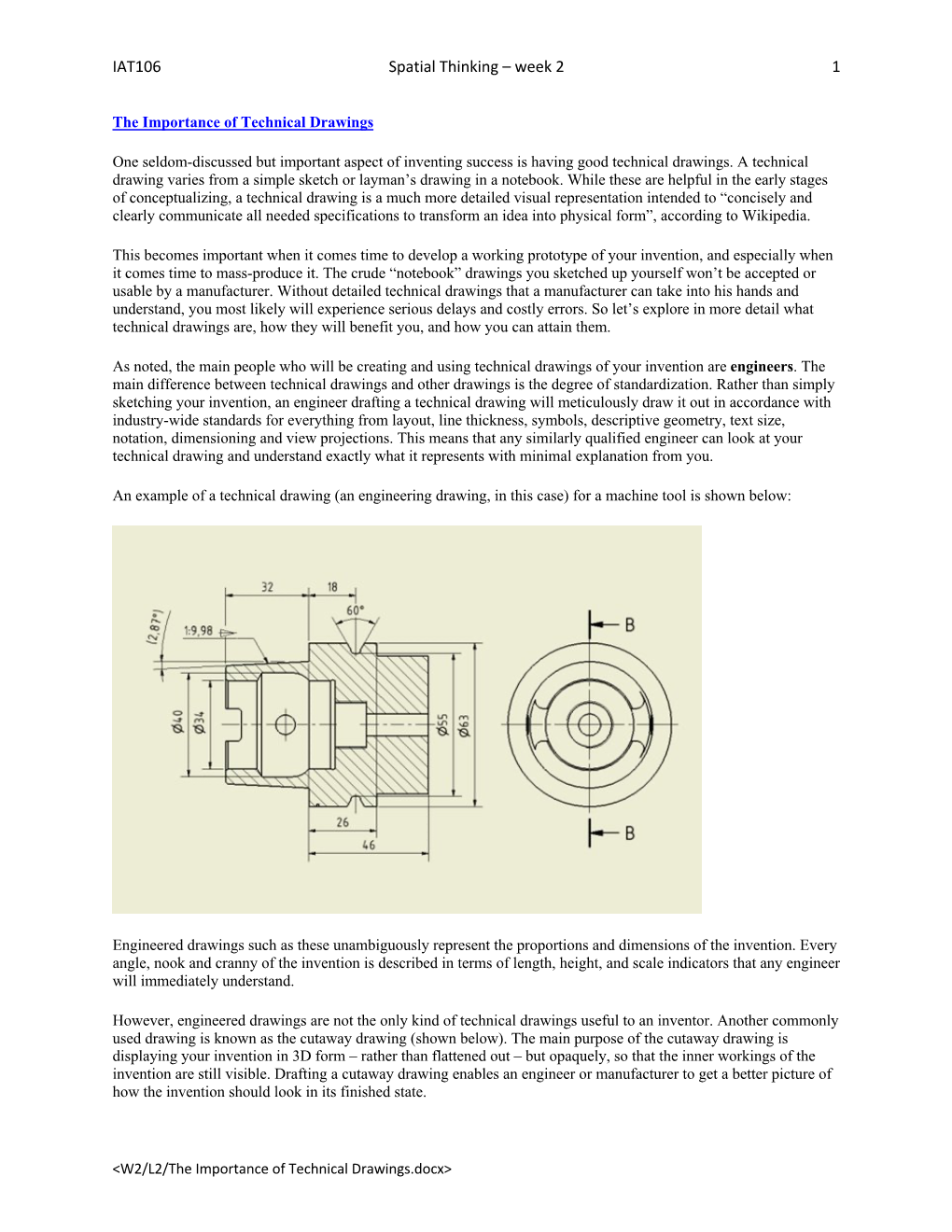 IAT106 Spatial Thinking – Week 2 1