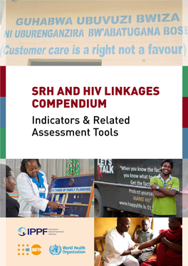SRH and HIV LINKAGES COMPENDIUM Indicators & Related Assessment Tools 2
