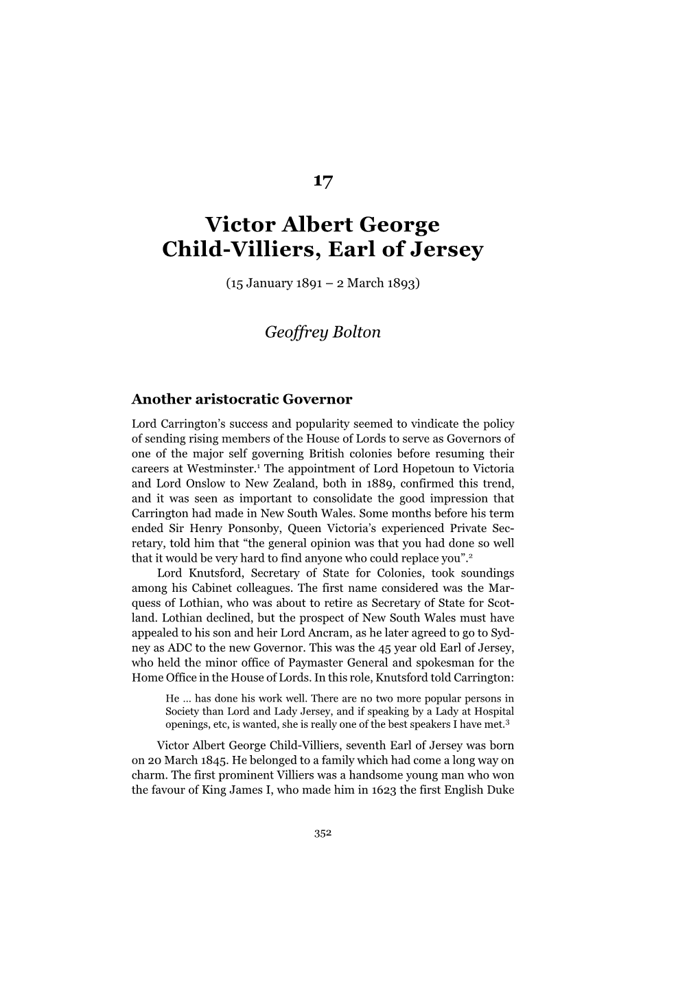 Victor Albert George Child-Villiers, Earl of Jersey