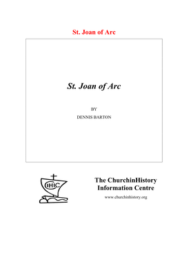 St. Joan of Arc (Pdf)
