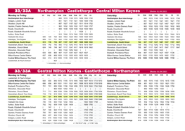 33 Bus Timetable