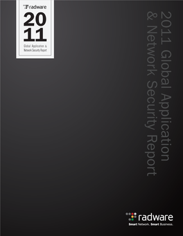 2011 Global Application & Network Security Report