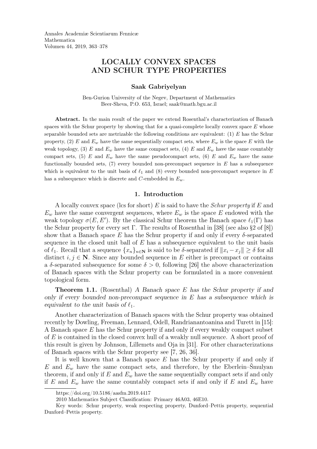 Locally Convex Spaces and Schur Type Properties