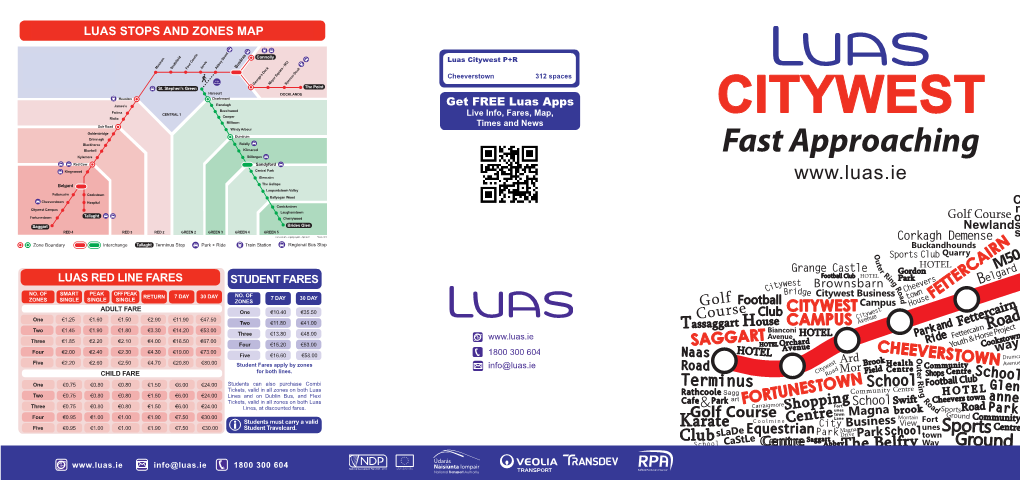 Luas Red Line Frequency Luas G Luas Citywest Is Fast Approaching!