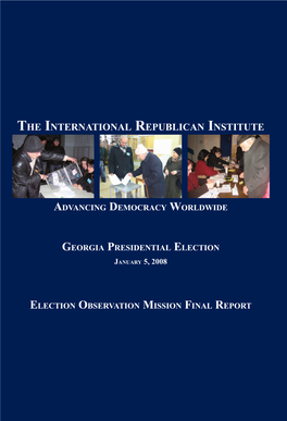Georgia's 2008 Presidential Election