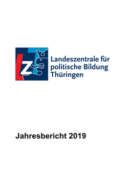 Jahresbericht 2019 Der Landeszentrale PDF-Datei