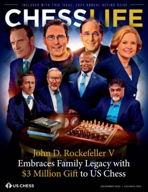 John D. Rockefeller V Embraces Family Legacy with $3 Million Giff to US Chess
