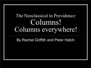 The Neoclassical in Providence: Columns! Columns Everywhere!