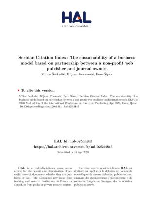 Serbian Citation Index