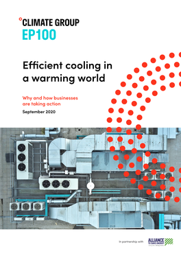 Efficient Cooling in a Warming World