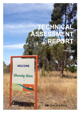 Glenelg Technical Report 20160418.Docx RURAL LAND USE STRATEGY TECHNICAL ASSESSMENT and BACKGROUND REPORTING