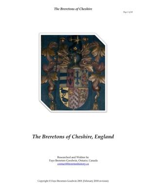 The Breretons of Cheshire, England