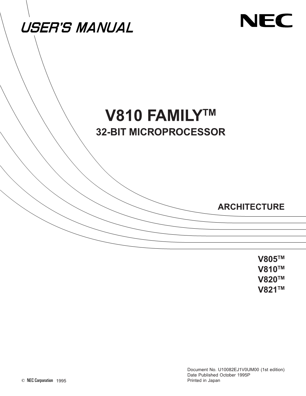 V810 Familytm 32-Bit Microprocessor