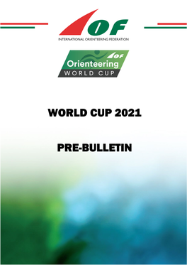 World Cup 2021 Pre-Bulletin