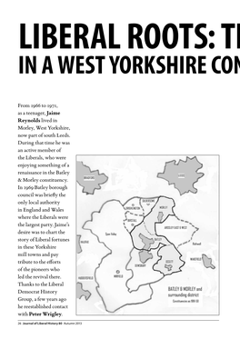 In a West Yorkshire Constituency, 1920S – 1970S