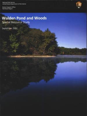 Walden Pond and Woods Special Resource Study