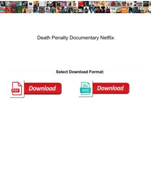 Death Penalty Documentary Netflix
