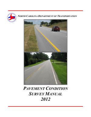 2012 Asphalt Pavement Survey Manual
