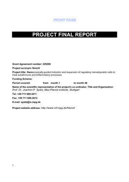 Project Final Report