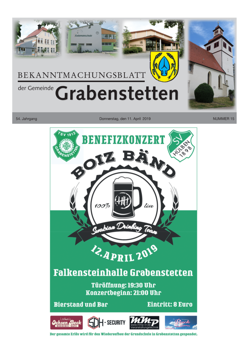 Mitteilungsblatt KW 15/2019