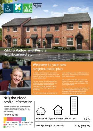 Ribble Valley and Pendle Neighbourhood Plan Contents Welcome Neighbourhood Profile a Great Place to Live