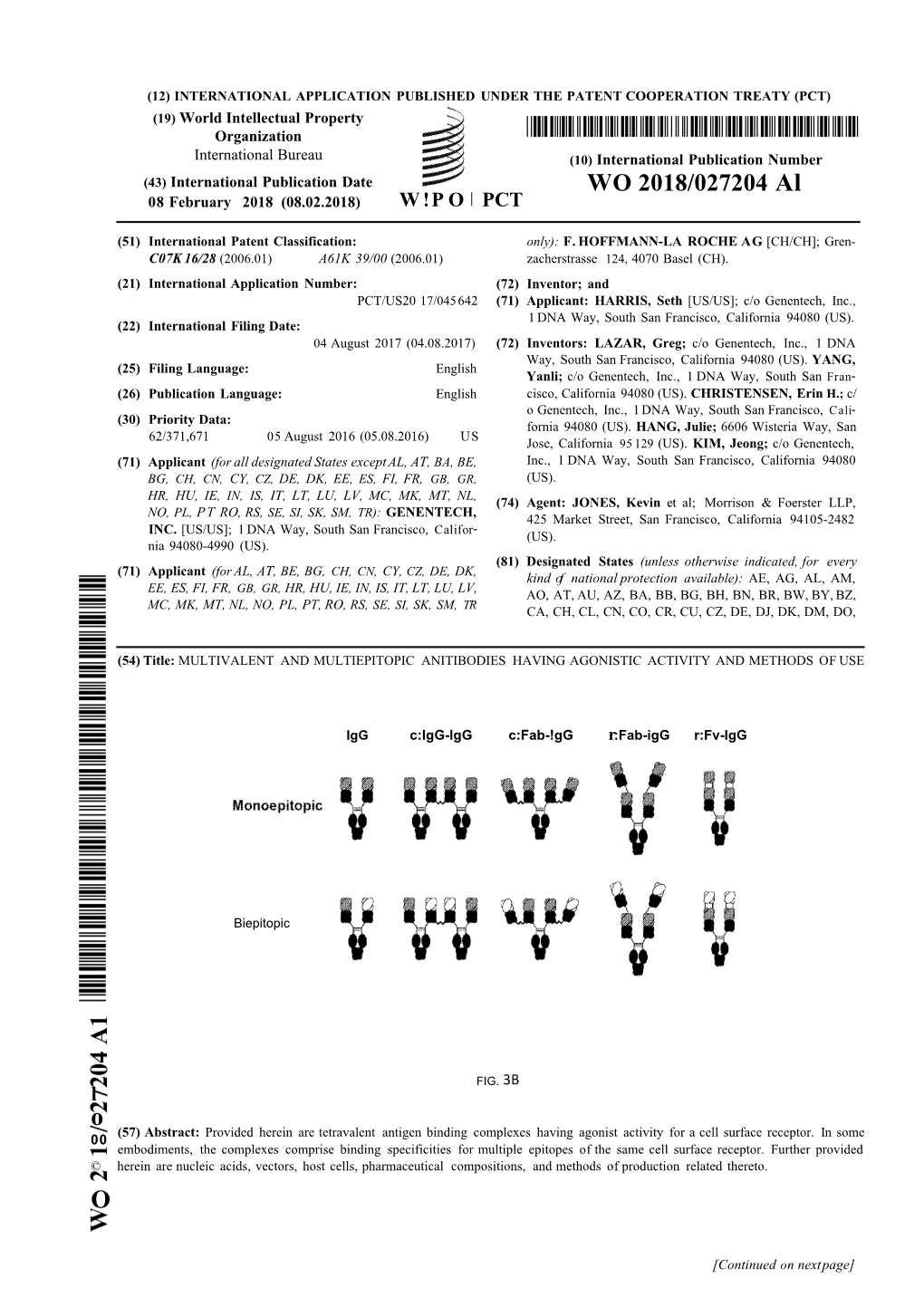 WO 2018/027204 Al 08 February 2018 (08.02.2018) W !P O PCT