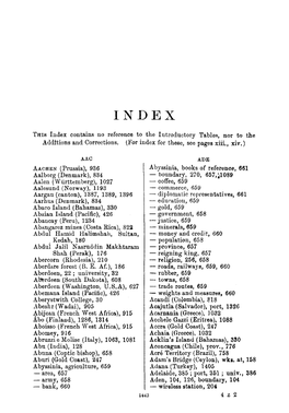 AACHEN (Prussia), 936 Aalborg (Denmark), 834 Aalen