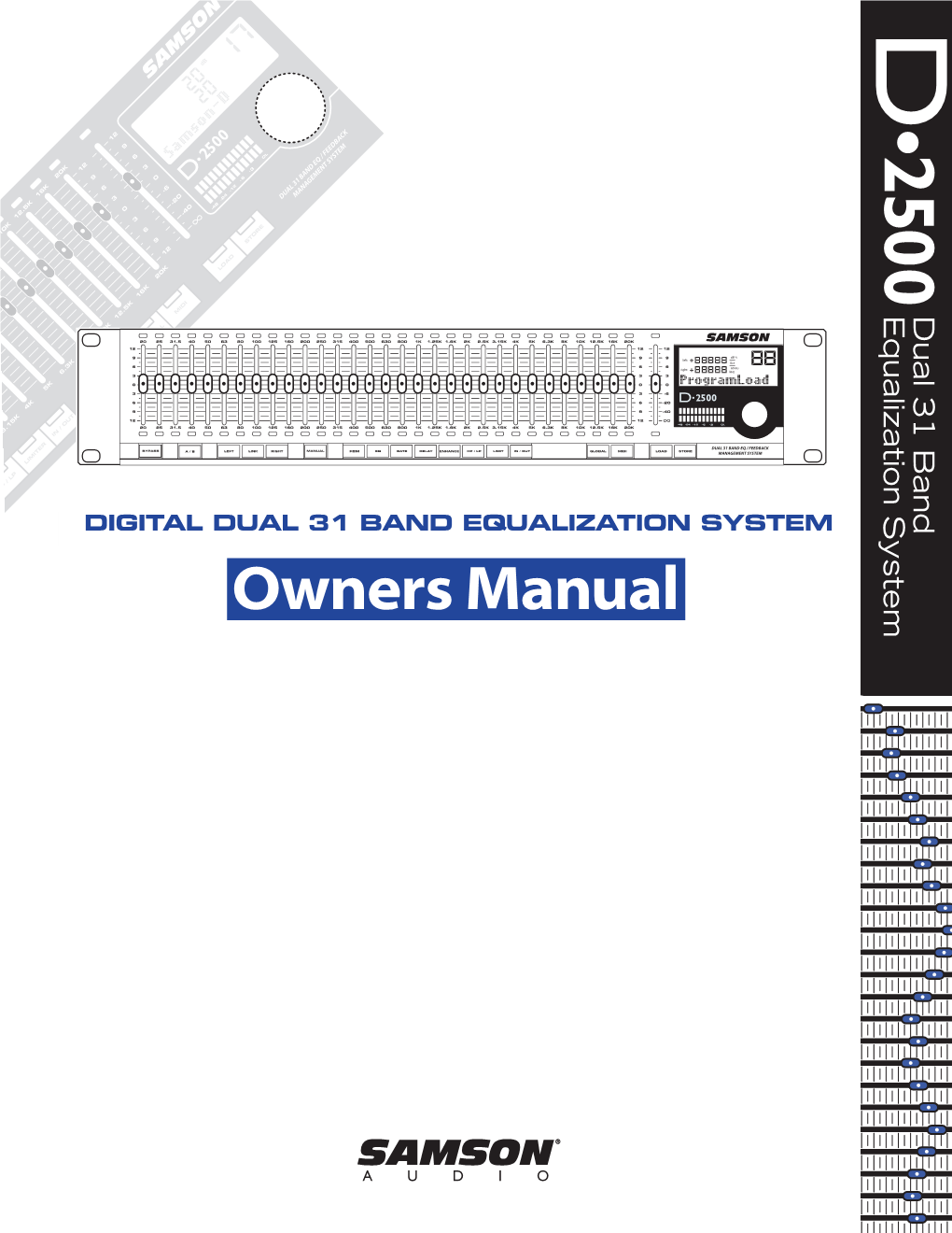 Digital Dual Band Equalization System Safety Instructions Consignes