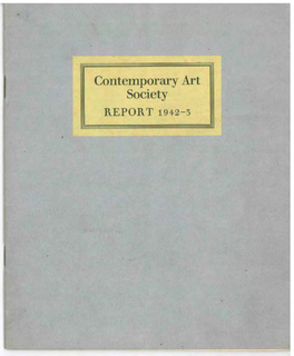 Contemporary Art Society Report 1942-43