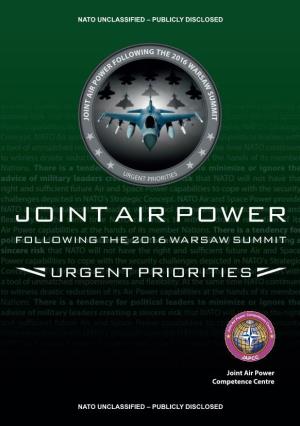Joint Air Power Following the 2016 Warsaw Summit-Urgent Priorities