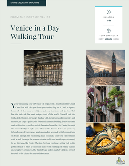 Venice in a Day Walking Tour