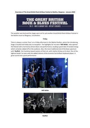 Skegness Rock & Blues Festival 2020
