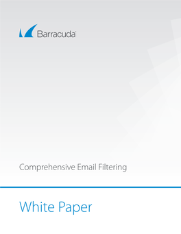 White Paper Barracuda • Comprehensive Email Filtering