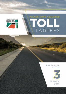Toll Tariffs Are Applicable to All Conventional Toll Plazas in South Africa