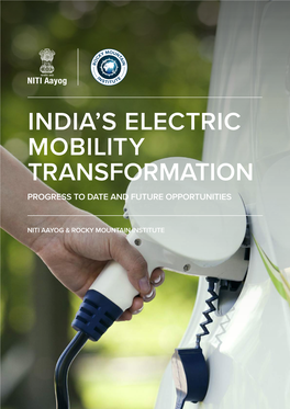 India's Electric Mobility Transformation