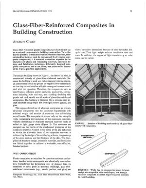 Glass-Fiber-Reinforced Composites in Building Construction
