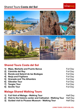 Shared Tours Costa Del Sol Shared Tours Costa Del Sol Malaga