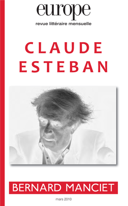 Claude Esteban