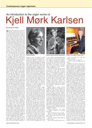 An Introduction to the Organ Works of Kjell Mørk Karlsen by James D