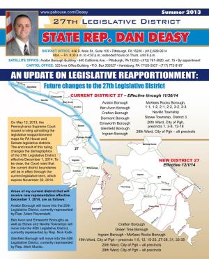 State Rep. Dan Deasy Summer 2013 I Have Organized a Bus Trip for Tuesday, October 1, 2013