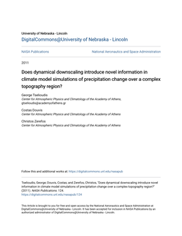 Does Dynamical Downscaling Introduce Novel Information in Climate Model Simulations of Precipitation Change Over a Complex Topography Region?